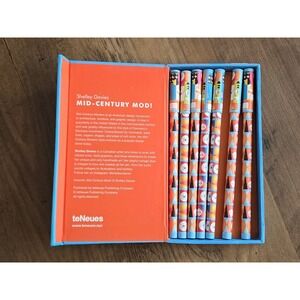 teNeues Shelley Davis Designed- Mid-Century Mod- Paper Coiled- Pen Set